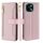Per vivo Y28 4G Custodia per telefono in pelle con cerniera a tracolla con texture di pecora (rosa) Per vivo Y28 4G Custodia per telefono in pelle con cerniera a tracolla con texture di pecora (rosa)