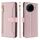 Per Tecno Camon 30 Pro 5G Custodia in pelle con cerniera a tracolla con texture di pecora (rosa) Per Tecno Camon 30 Pro 5G Custodia in pelle con cerniera a tracolla con texture di pecora (rosa)