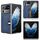 Per Tecno Phantom V Fold2 Litchi Texture Card Slots Back Cover Custodia per telefono (blu) Per Tecno Phantom V Fold2 Litchi Texture Card Slots Back Cover Custodia per telefono (blu)