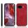 Per Google Pixel 9a Custodia per telefono con motivo a mucca e cuciture (rosso)