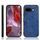 Per Google Pixel 9a Custodia per telefono con motivo a mucca e cuciture (blu)