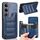 Per vivo V40 Lite 4G / 5G IDN Custodia per telefono con motivo a mucca e carta da cucire (blu) Per vivo V40 Lite 4G / 5G IDN Custodia per telefono con motivo a mucca e carta da cucire (blu)