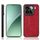 Per Xiaomi 15 Custodia per telefono con motivo a mucca e cuciture (rosso)