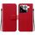 Per Xiaomi 15 Pro Custodia per telefono in pelle con fibbia magnetica ultra sottile (rosso) Per Xiaomi 15 Pro Custodia per telefono in pelle con fibbia magnetica ultra sottile (rosso)