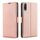 Per Rakuten Hand 5G Custodia per telefono in pelle con fibbia laterale ultrasottile e flip orizzontale (oro rosa) Per Rakuten Hand 5G Custodia per telefono in pelle con fibbia laterale ultrasottile e flip orizzontale (oro rosa)