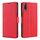 Per Rakuten Hand 5G Custodia per telefono in pelle con fibbia laterale ultrasottile e flip orizzontale (rosso) Per Rakuten Hand 5G Custodia per telefono in pelle con fibbia laterale ultrasottile e flip orizzontale (rosso)