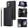Per Samsung Galaxy S25 5G 9-Card Slots Portafoglio con Cerniera Custodia in Pelle per Telefono (Nero) Per Samsung Galaxy S25 5G 9-Card Slots Portafoglio con Cerniera Custodia in Pelle per Telefono (Nero)