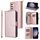 Per Samsung Galaxy S25 5G 9-Slot per schede Portafoglio con cerniera Custodia in pelle per telefono (oro rosa) Per Samsung Galaxy S25 5G 9-Slot per schede Portafoglio con cerniera Custodia in pelle per telefono (oro rosa)