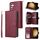 Per Samsung Galaxy S25+ 5G 9-Slot per carte di credito Portafoglio con cerniera Custodia in pelle per telefono (rosso vino) Per Samsung Galaxy S25+ 5G 9-Slot per carte di credito Portafoglio con cerniera Custodia in pelle per telefono (rosso vino)