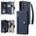 Per Samsung Galaxy S25 Ultra 5G Rivet Buckle 9 Carte Custodia in Pelle a Tre Ante per Telefono (Blu) Per Samsung Galaxy S25 Ultra 5G Rivet Buckle 9 Carte Custodia in Pelle a Tre Ante per Telefono (Blu)