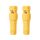 2 pezzi/confezione Connettore a T senza spellatura Connettore senza cablaggio per faretti (giallo) 2 pezzi/confezione Connettore a T senza spellatura Connettore senza cablaggio per faretti (giallo)