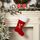 Forniture per decorazioni natalizie in velluto con alfabeto, fai da te, regalo, stile: X Forniture per decorazioni natalizie in velluto con alfabeto, fai da te, regalo, stile: X