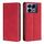 Per Infinix Note 40 5G Custodia in pelle magnetica Skin Feel (rosso)
