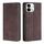 Per vivo iQOO Z9x 5G Custodia in pelle magnetica Skin Feel (marrone scuro) Per vivo iQOO Z9x 5G Custodia in pelle magnetica Skin Feel (marrone scuro)
