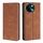 Per vivo Y38 5G / T3x Custodia per telefono in pelle magnetica Global Skin Feel (marrone chiaro)