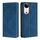 Per vivo S19 Custodia per telefono in pelle magnetica Skin Feel (blu)
