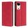Per vivo S19 Custodia per telefono in pelle magnetica Skin Feel (rosso)