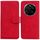 Custodia in pelle flip per telefono cellulare For Honor Magic7 Pro Skin Feel Pure Color (rosso) Custodia in pelle flip per telefono cellulare For Honor Magic7 Pro Skin Feel Pure Color (rosso)