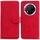 Custodia per telefono in pelle Flip Skin Feel Pure Color per Honor X9c (rosso) Custodia per telefono in pelle Flip Skin Feel Pure Color per Honor X9c (rosso)