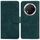 Custodia per telefono in pelle Flip Skin Feel Pure Color per Honor X9c (verde) Custodia per telefono in pelle Flip Skin Feel Pure Color per Honor X9c (verde)