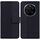 Custodia per telefono in pelle goffrata geometrica per Honor Magic7 Pro (nera) Custodia per telefono in pelle goffrata geometrica per Honor Magic7 Pro (nera)