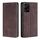 Custodia per telefono in pelle magnetica Global Skin Feel per Honor 200 Lite 5G (marrone scuro) Custodia per telefono in pelle magnetica Global Skin Feel per Honor 200 Lite 5G (marrone scuro)