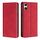 Per Sony Xperia 10 VI Custodia per telefono in pelle magnetica Skin Feel (rosso) Per Sony Xperia 10 VI Custodia per telefono in pelle magnetica Skin Feel (rosso)