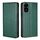 Per Honor 200 Pro 5G Custodia per telefono magnetica in pelle tinta unita Gloss Oil (verde) Per Honor 200 Pro 5G Custodia per telefono magnetica in pelle tinta unita Gloss Oil (verde)