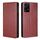 Per Honor 200 Lite 5G Global Gloss Oil Custodia magnetica in pelle tinta unita (marrone)