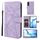 Per OnePlus Ace 3V Custodia in pelle con linee geometriche Skin Feel (viola) Per OnePlus Ace 3V Custodia in pelle con linee geometriche Skin Feel (viola)
