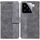 Per Xiaomi 15 Custodia per telefono in pelle con motivo geometrico in rilievo (grigio) Per Xiaomi 15 Custodia per telefono in pelle con motivo geometrico in rilievo (grigio)