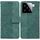 Per Xiaomi 15 Custodia per telefono in pelle con motivo geometrico in rilievo (verde) Per Xiaomi 15 Custodia per telefono in pelle con motivo geometrico in rilievo (verde)
