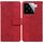 Per Xiaomi 15 Custodia per telefono in pelle con motivo geometrico in rilievo (rosso) Per Xiaomi 15 Custodia per telefono in pelle con motivo geometrico in rilievo (rosso)