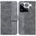 Per Xiaomi 15 Pro Custodia per telefono in pelle con motivo geometrico in rilievo (grigio) Per Xiaomi 15 Pro Custodia per telefono in pelle con motivo geometrico in rilievo (grigio)