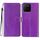 Per Honor X5b 4G Custodia per telefono in pelle con glitter (viola)