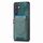 Per Samsung Galaxy S25 5G Custodia in pelle con texture denim e slot per schede (verde) Per Samsung Galaxy S25 5G Custodia in pelle con texture denim e slot per schede (verde)