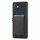 Per Samsung Galaxy S25+ 5G Custodia in pelle con texture denim e slot per schede (nero) Per Samsung Galaxy S25+ 5G Custodia in pelle con texture denim e slot per schede (nero)