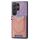 Per Samsung Galaxy S25 Ultra 5G Custodia in pelle con texture denim e slot per schede (viola) Per Samsung Galaxy S25 Ultra 5G Custodia in pelle con texture denim e slot per schede (viola)