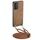 Per Samsung Galaxy S25+ 5G Custodia per telefono in pelle vintage con retro in PC e tracolla (marrone)