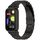 Per Redmi Band 3 Orologio con struttura in metallo, cinturino in acciaio inossidabile con tre perle integrate (nero) Per Redmi Band 3 Orologio con struttura in metallo, cinturino in acciaio inossidabile con tre perle integrate (nero)