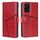 Per Honor 200 Lite 5G Custodia per telefono in pelle con cuciture geometriche globali (rosso) Per Honor 200 Lite 5G Custodia per telefono in pelle con cuciture geometriche globali (rosso)