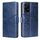 Per Honor 200 Lite 5G Custodia per telefono in pelle con cuciture geometriche globali (blu) Per Honor 200 Lite 5G Custodia per telefono in pelle con cuciture geometriche globali (blu)