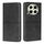 Per Tecno Camon 30 Custodia magnetica in pelle con texture mucca (nero)