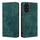 Per Honor 200 5G RFID Antifurto Spazzola Magnetico Custodia in Pelle per Telefono (Verde) Per Honor 200 5G RFID Antifurto Spazzola Magnetico Custodia in Pelle per Telefono (Verde)