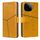 Per vivo iQOO Z9 Turbo Custodia per telefono in pelle con cuciture geometriche (giallo) Per vivo iQOO Z9 Turbo Custodia per telefono in pelle con cuciture geometriche (giallo)