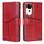 Per vivo S19 Pro Custodia per telefono in pelle con cuciture geometriche (rosso) Per vivo S19 Pro Custodia per telefono in pelle con cuciture geometriche (rosso)