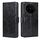 Per vivo X100s Custodia per telefono in pelle con cuciture geometriche (nero) Per vivo X100s Custodia per telefono in pelle con cuciture geometriche (nero)