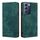 Per vivo Y100 5G IDN RFID Antifurto Spazzola Magnetico Custodia in Pelle per Telefono (Verde) Per vivo Y100 5G IDN RFID Antifurto Spazzola Magnetico Custodia in Pelle per Telefono (Verde)