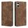Per Sony Xperia 10 VI RFID Anti-furto Spazzola Magnetico Custodia in Pelle per Telefono (Marrone) Per Sony Xperia 10 VI RFID Anti-furto Spazzola Magnetico Custodia in Pelle per Telefono (Marrone)