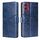 Per Motorola Edge 50 Fusion 5G Custodia in pelle con cuciture geometriche (blu) Per Motorola Edge 50 Fusion 5G Custodia in pelle con cuciture geometriche (blu)